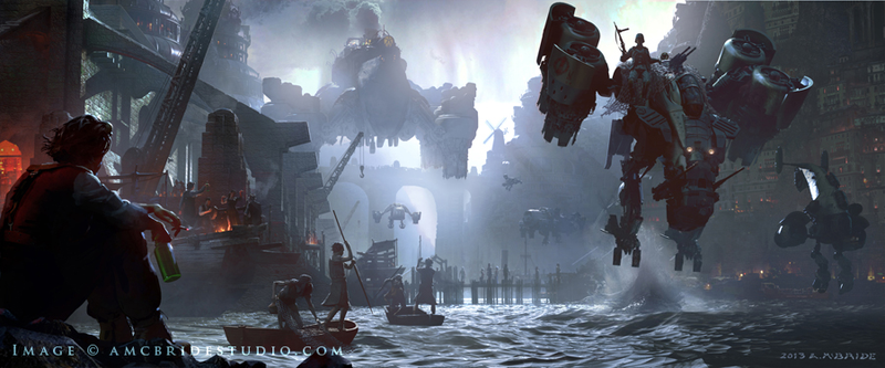 Illustration for article titled Tóraidhe: A gorgeous graphic novel about a futuristic world war